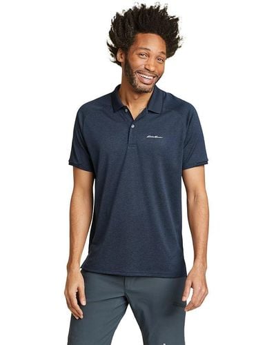 Eddie Bauer Resolution Pro Short-sleeve Polo Shirt 2.0 Med Indigo - Blue