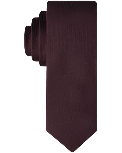 Calvin Klein Unison Solid Tie - Purple