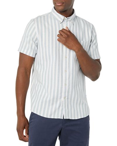 Goodthreads Slim Fit Short Sleeve Pocket Shirt - White