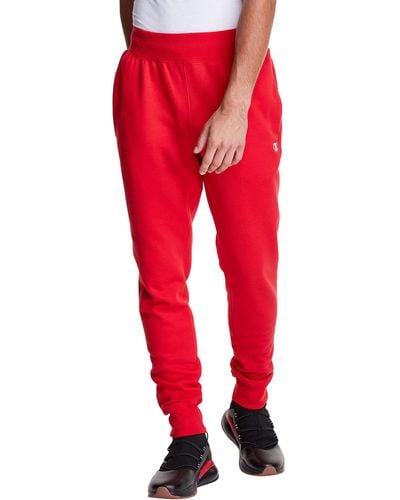 Champion Reverse Weave Sweatpants - Red