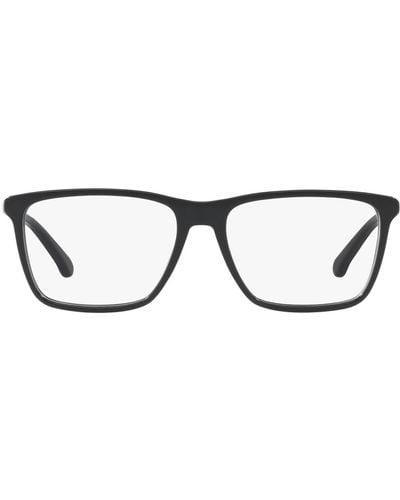 Brooks Brothers Bb2037 Square Prescription Eyewear Frames - Black