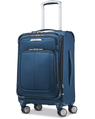 Samsonite Solyte Dlx Underseat Wheeled Carry-on With Usb Port - Blue
