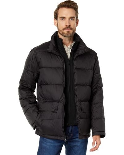 Cole Haan Puffer Jacket Can Layer Over Fall And Winter Clothes - Black
