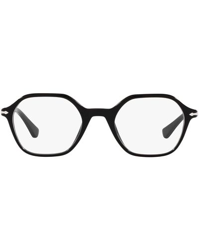 Persol Po3254v Square Prescription Eyewear Frames - Black