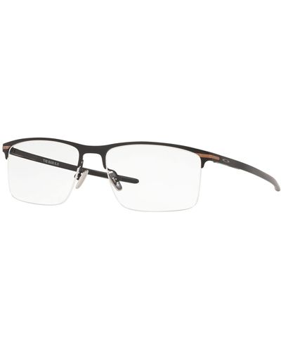 Oakley Ox5140 Tie Bar 0.5 Rectangular Prescription Eyewear Frames - Black