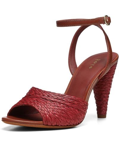 Joie Heeled Sandal - Red