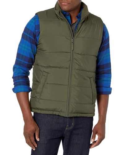 Amazon Essentials Midweight Puffer Vest - Green