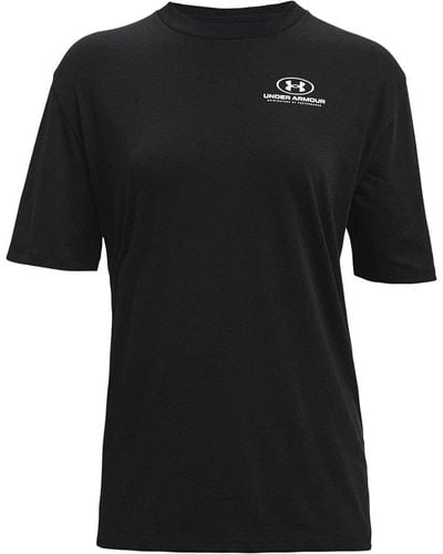 Under Armour Oversized Graphic Short-sleeve T-shirt - Black