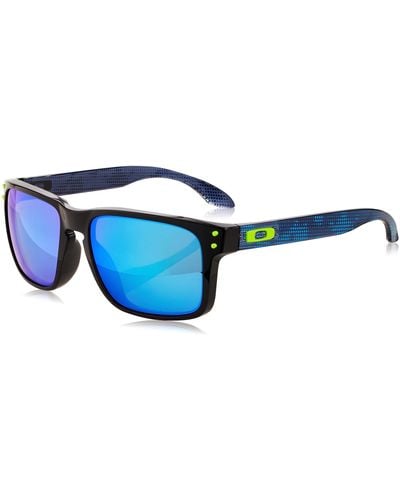 Oakley Oo9244 Holbrook Low Bridge Fit Rectangular Sunglasses - Black