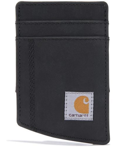 Carhartt Casual Saddle Leather Wallets - Black