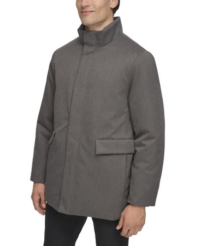 DKNY Padded Walking Coat With Fill - Gray
