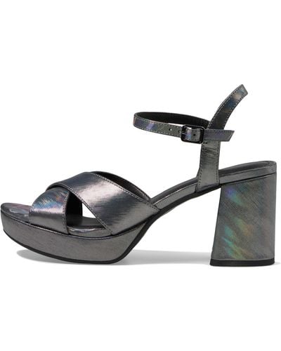 Kenneth Cole Reeva Platform Heeled Sandal - Gray