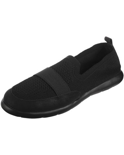 Isotoner Zenz S Loafer Slippers - Black