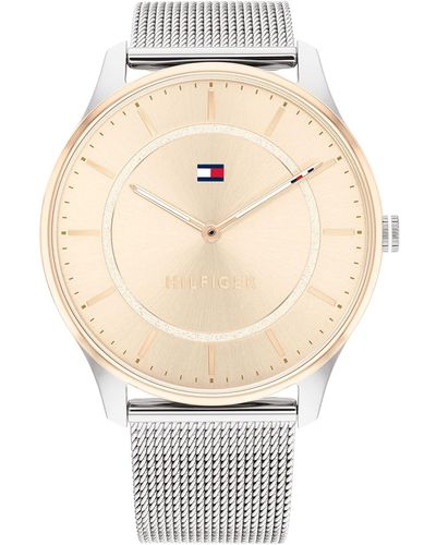 Tommy Hilfiger 1782530 Stainless Steel Case And Mesh Bracelet Watch Color: Silver - Natural