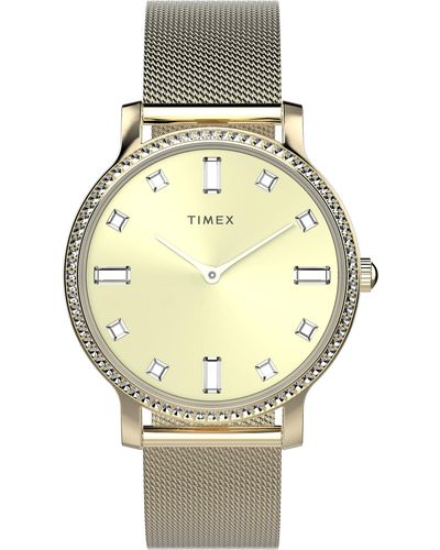 Timex Gold-tone Bracelet Gold-tone Dial Gold-tone - Metallic