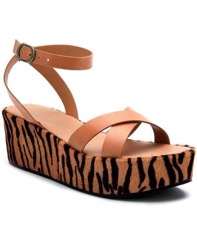 Matisse Wedge Sandal - Brown