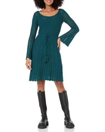 Trina Turk Crochet Dress - Green