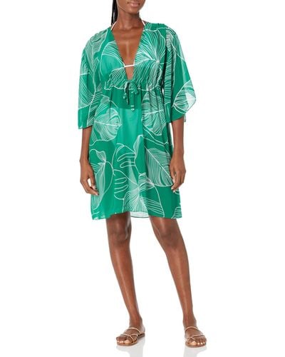 Gottex Standard Natural Essence Blouse Cover Up - Green