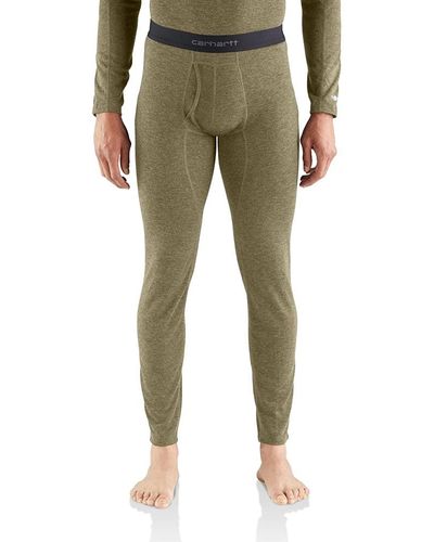 Carhartt Force Midweight Synthetic-wool Blend Base Layer Pant - Gray