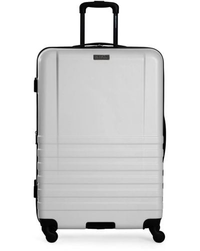 Ben Sherman 4-wheel Spinner Travel Upright Luggage - Gray