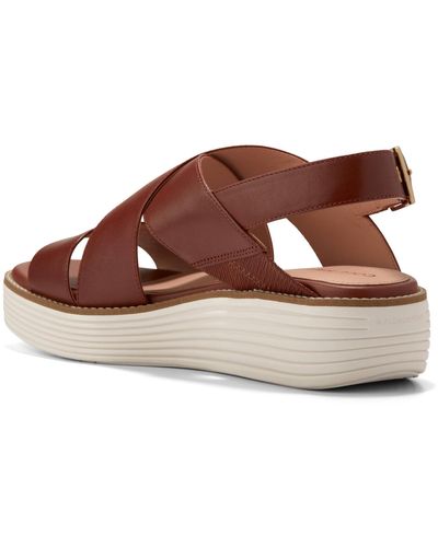 Cole Haan Originalgrand Platform Sandals Flat - Brown