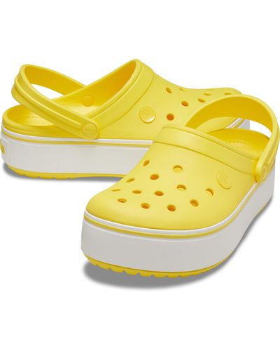 Crocs™ And Crocband Clog | Platform Shoes - Yellow