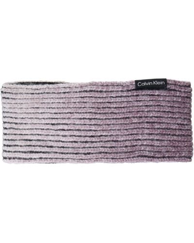 Calvin Klein A2kh7059-rbb-one Size Cold Weather Hat - Purple