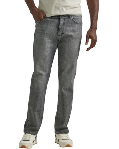 Lee Jeans Extreme Motion Regular Straight Jean - Gray