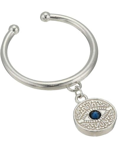 ALEX AND ANI Path Of Symbols Adjustable Ring For - Black