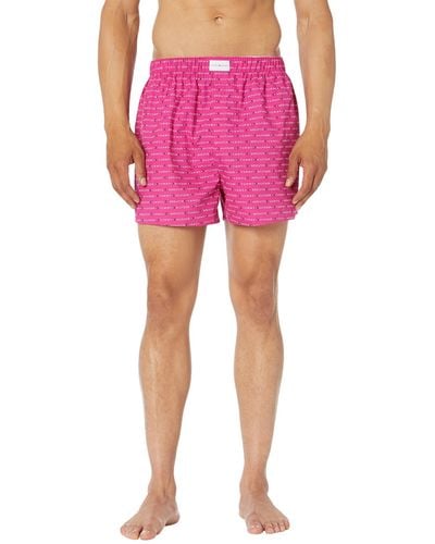 Tommy Hilfiger Cotton Classics Woven Boxer 3-pack - Pink