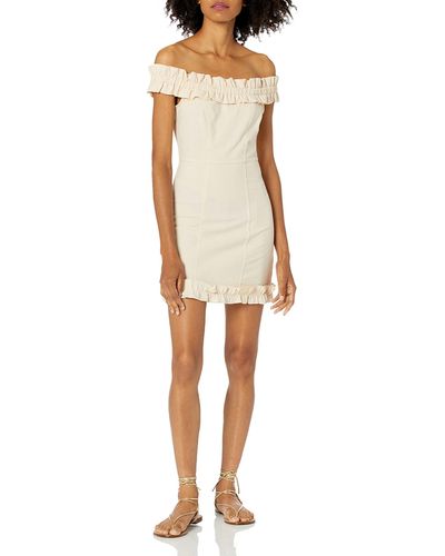 Kendall + Kylie Kendall + Kylie Off The Shoulder Ruffle Dress - Multicolor