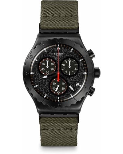 Swatch Lässige Uhr YVB416 - Schwarz
