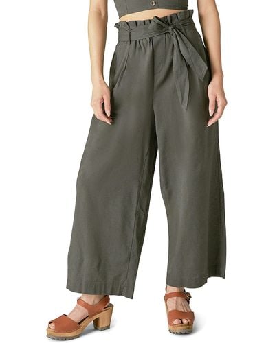 Lucky Brand Paperbag Pant - Green