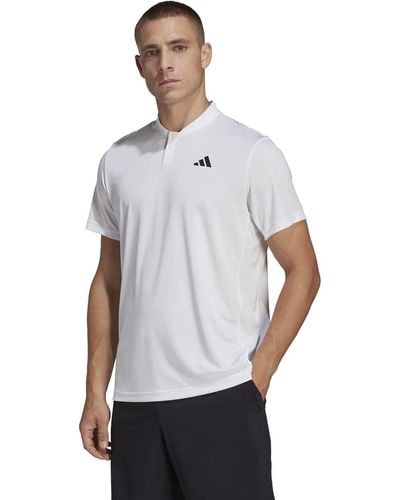 adidas Club Tennis Henley Shirt - White