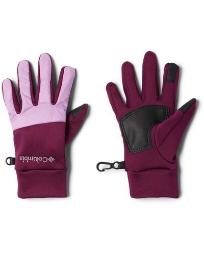 Columbia Youth Cloudcap Fleece Glove - Purple