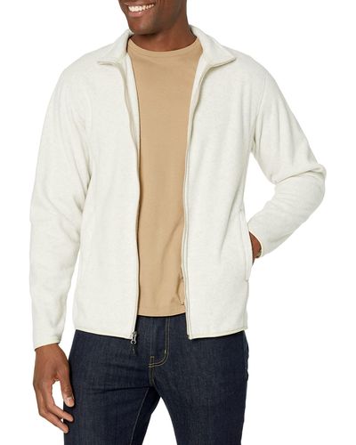 Amazon Essentials Full-zip Fleece Jacket - Natural