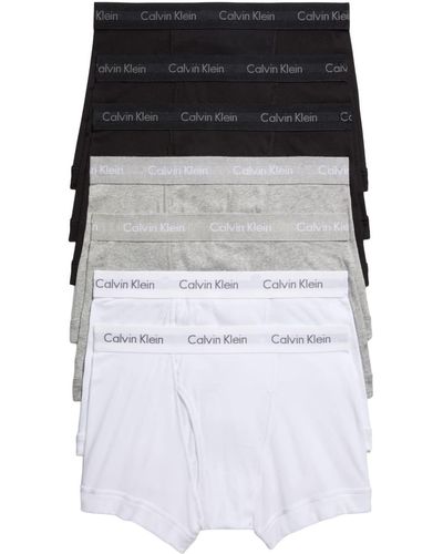 Calvin Klein Cotton Classics 7-pack Trunk - Black