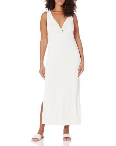 Splendid Arlo Twist Maxi Dress - White