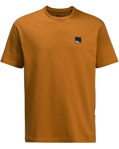 Jack Wolfskin Eschenheimer T-shirt - Brown