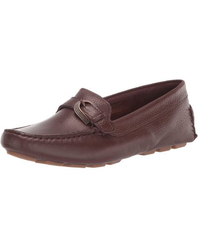 Rockport S Bayview Buckle Loafer Shoes - Brown