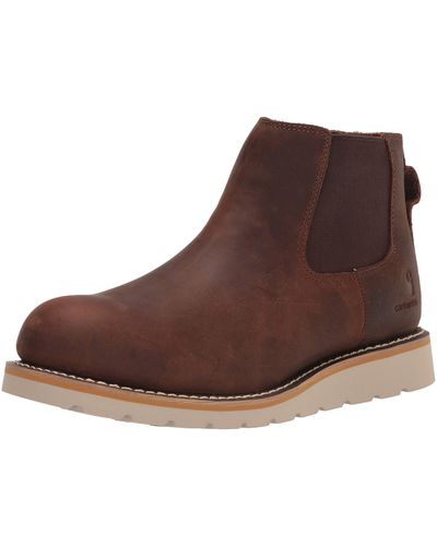 Carhartt Wedge 5" Chelsea Pull-on Soft Toe Fw5033-m Boot - Brown