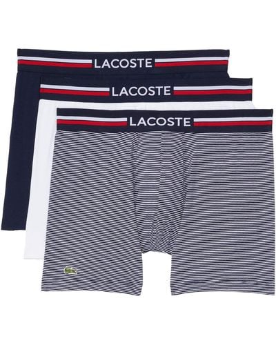Lacoste Boxer Briefs 3-pack French Flag Iconic Lifestyle - Black