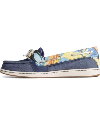 Sperry Top-Sider Starfish Coral Floral Navy Multi 8 M - Blue