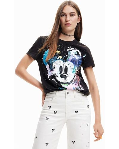 Desigual TS_Mickey Crash T-Shirt - Bianco