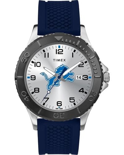 Timex Twzfliome Nfl Gamer Detroit Lions Watch - Blue
