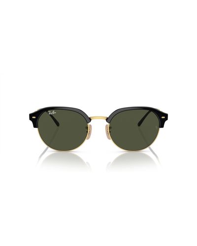 Ray-Ban Rb4429 Round Sunglasses in Black | Lyst