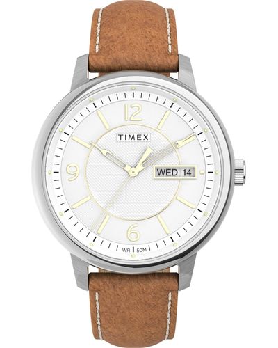 Timex Chicago 45mm Tw2v28900vq Quartz Watch - Metallic