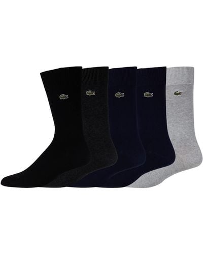 Lacoste 5-pack Multicolor Socks - Black