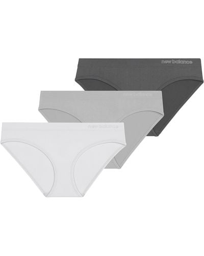 New Balance Ultra Comfort Performance Seamless Bikini Underwear - Grey