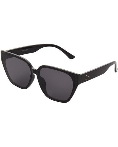 French Connection Maisie Square Sunglasses - Black